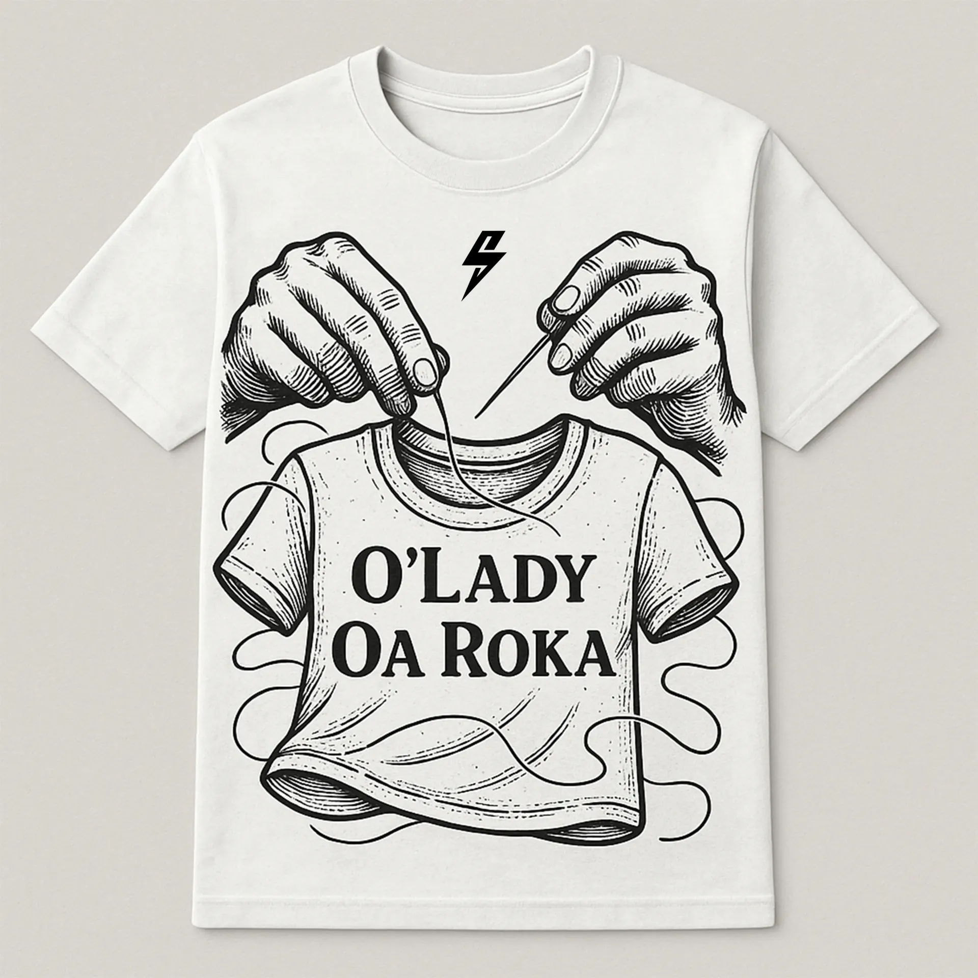 Ou'Lady Oa Roka T-Shirt - Grey